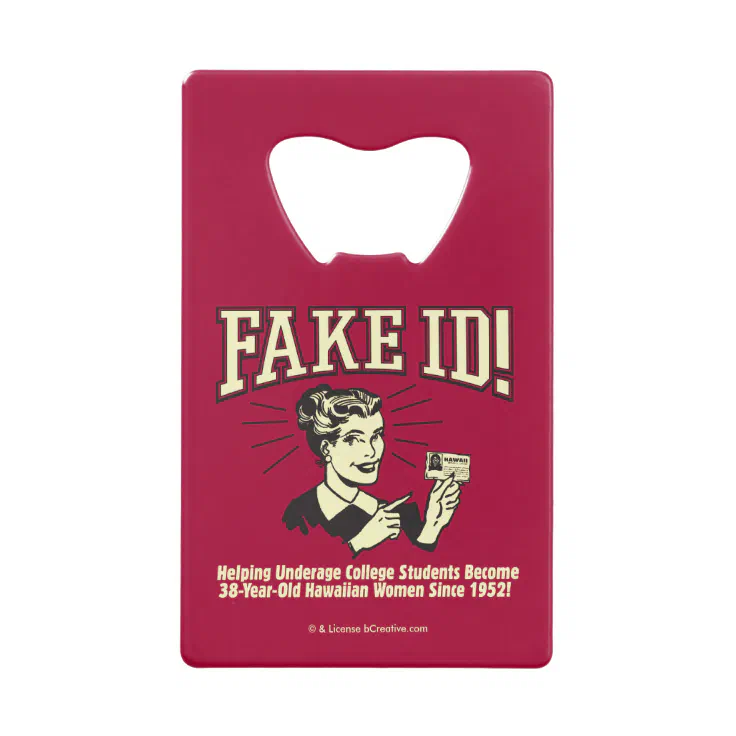 Fake Id With Credit Card